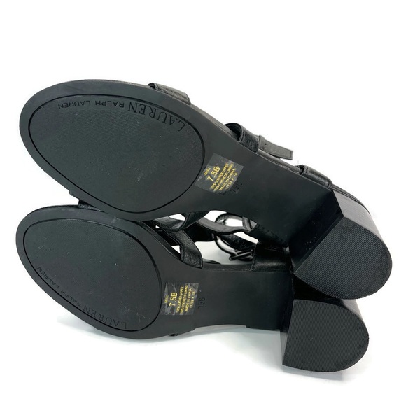Lauren Ralph Lauren Heeled Sandals Size 7.5B - Picture 9 of 9